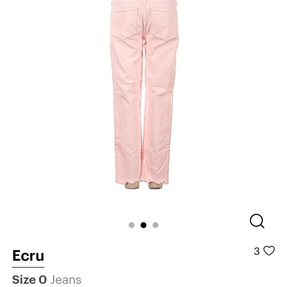 Ecru Pink Jeans - Picture 4 of 4